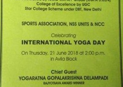 International Yoga Day