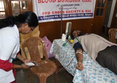 Blood Donation Camp at St Agnes College