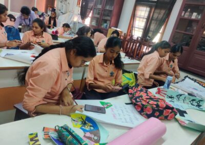 Activity on Collage making