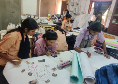 Activity on Collage making