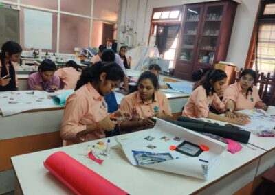 Activity on Collage making