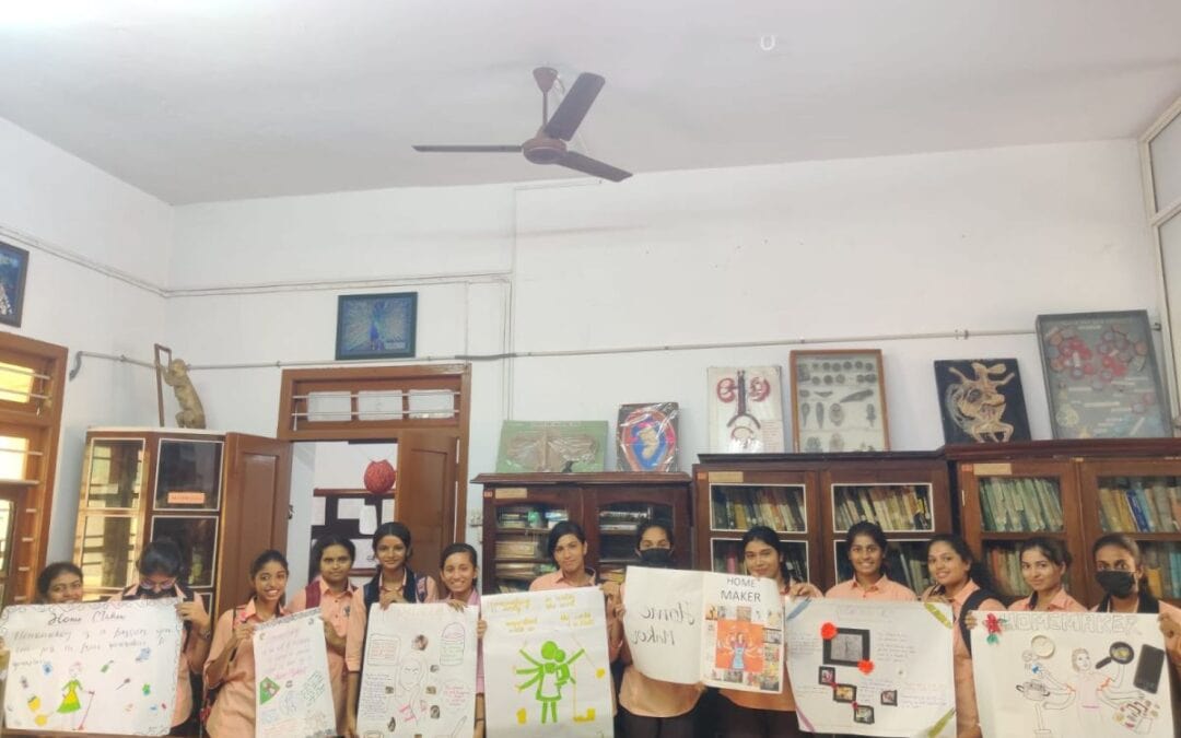 Activity on Collage making