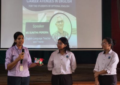 Session on ‘Career Avenues in English’