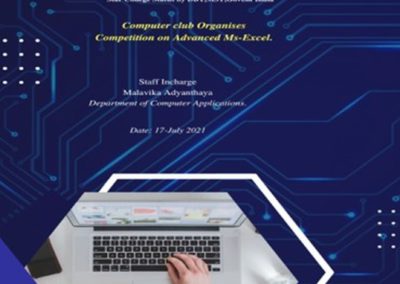 Competition on Advanced Ms-Excel