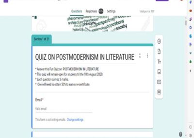 Postmodernism in Literature (Online Quiz)