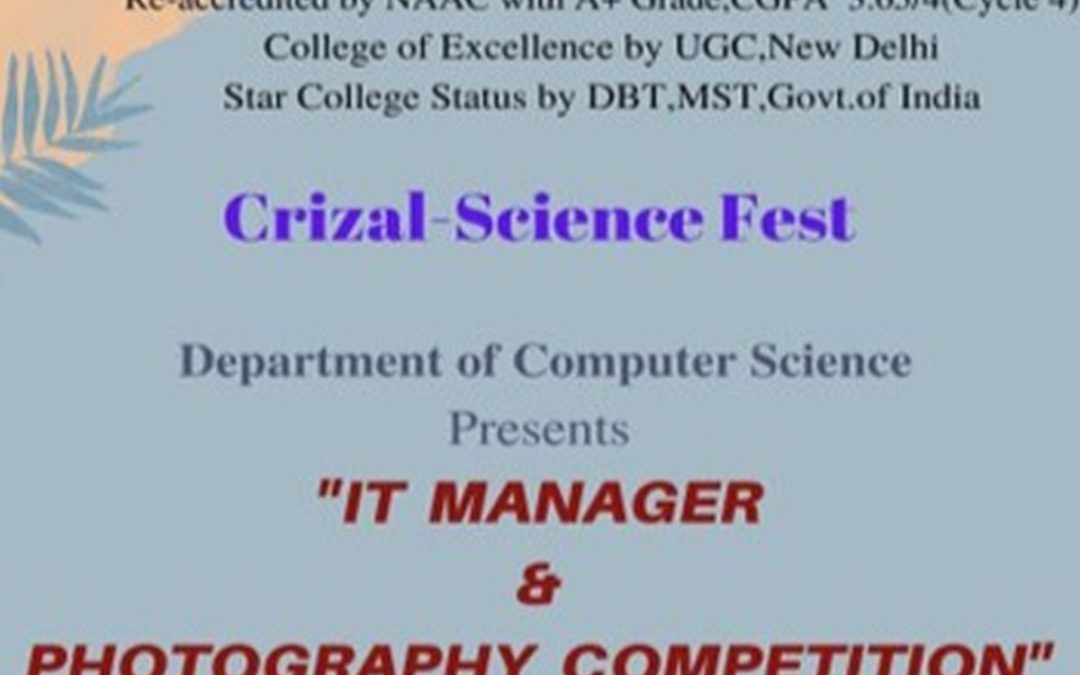 IT Manager and Photography competition