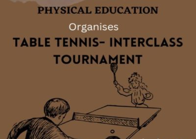 Interclass Table Tennis Tournament