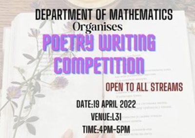 Poetry Writing Competition