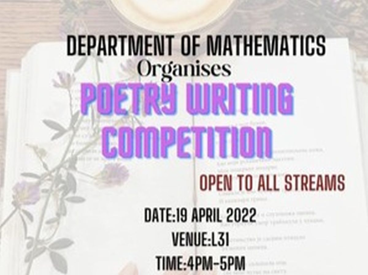 Poetry Writing Competition St. Agnes College (Autonomous), Mangaluru