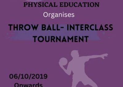 Interclass Throwball Tournament