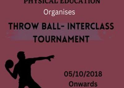 Interclass Throw ball Tournament