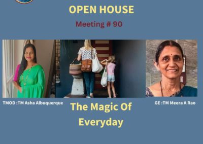 Agnesian Toastmasters Club - Open House