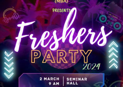 Freshers party for MBA