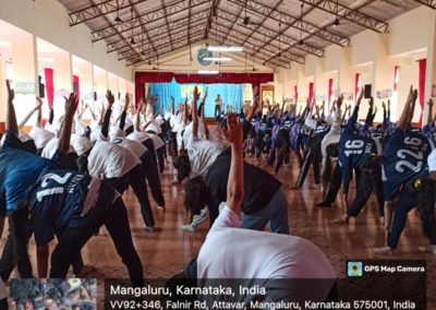 Outreach Program - International Yoga day at St Marys PU College