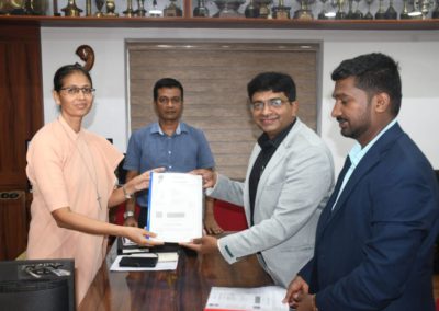 MOU with Fintonics, Bengaluru