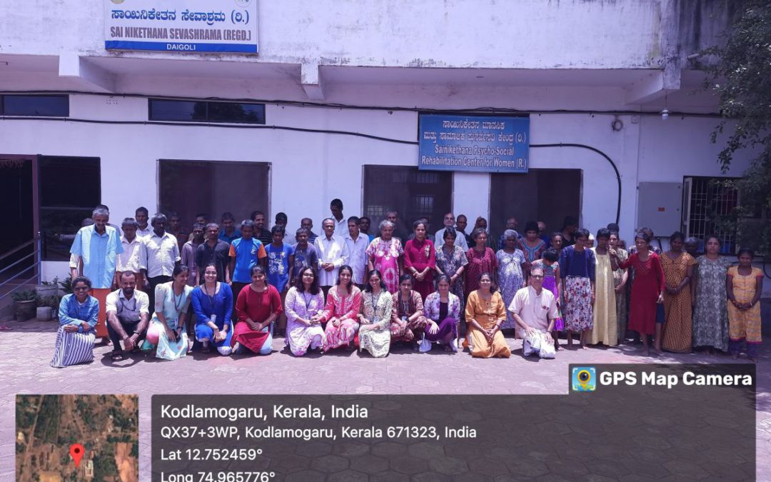 An outreach program at Sai Nikethana in Manjeshwar