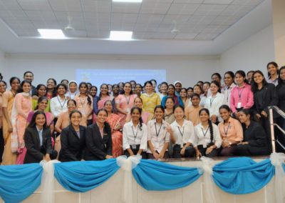 An elegant felicitation ceremony organised by Management and Students for the retired staffs