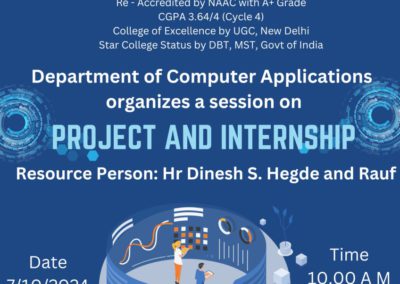 Seminar on Project and Internship