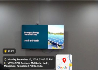 Talk on "Emerging energy transition"