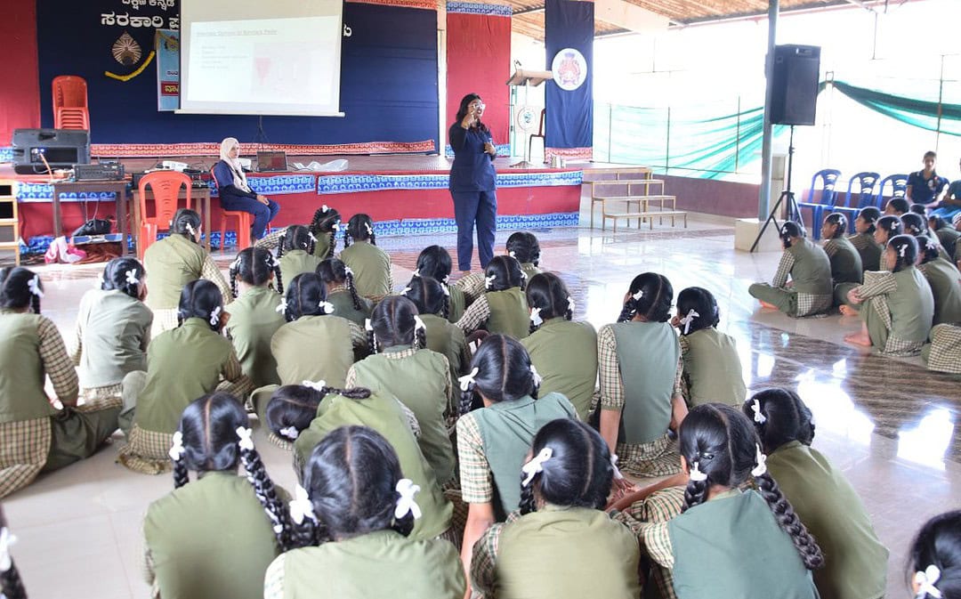 Health awareness and check-up camp at government high school, manchi, kolnadu