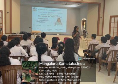 Harnessing the Right Mindset: An Engaging Session for BBA Students