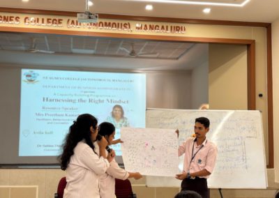 Harnessing the Right Mindset: An Engaging Session for BBA Students